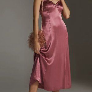 Anthropologie cross-back midi dress